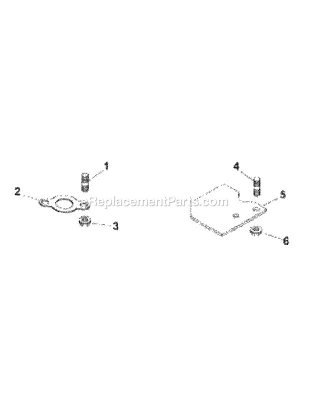 Cv730-0025 Exhaust Diagram and Parts List for M54-KH 53BB5B8W750 Cub Cadet Sprayer